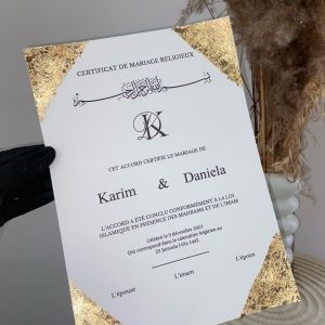 Certificat Mariage Religieux