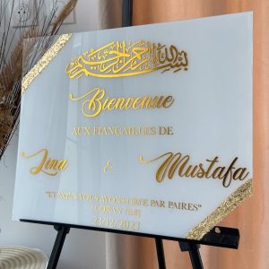 Modèle Bienvenue Mariage