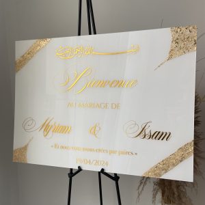 Panneau de Bienvenue Mariage