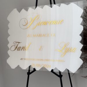 Panneau de Bienvenue - Simple