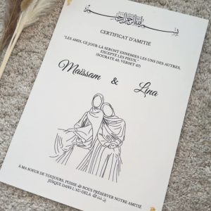 Certificat amitié ~ Oukhty